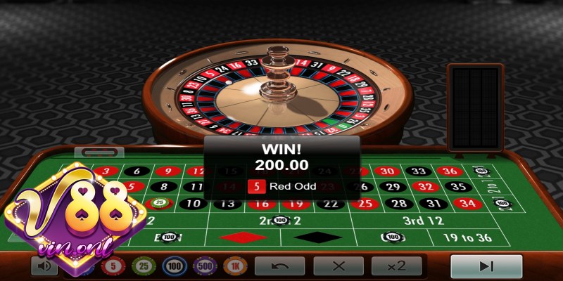 Chiến thuật chơi roulette online tại 88vin